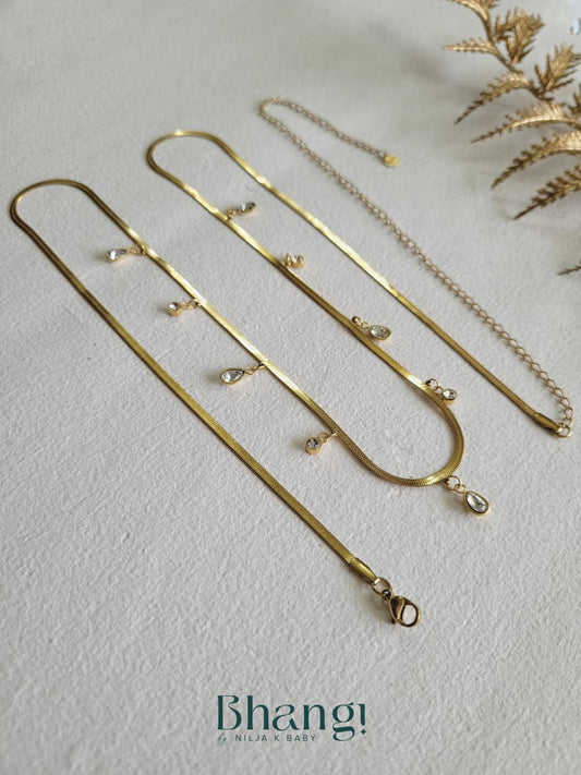 Celeste Drizzle Hip Chain