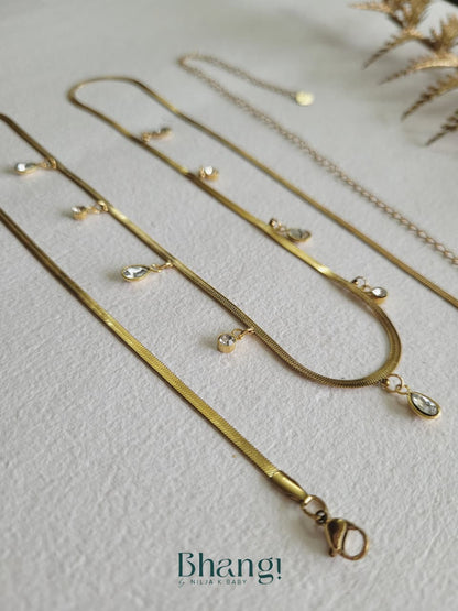 Celeste Drizzle Hip Chain