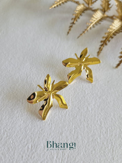 Aurelia Orchid Studs