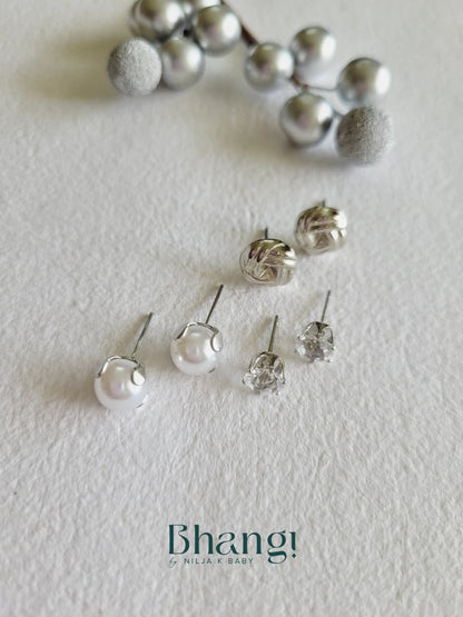 Silver Starlight Edit - 6 Pair Earring Combo Set