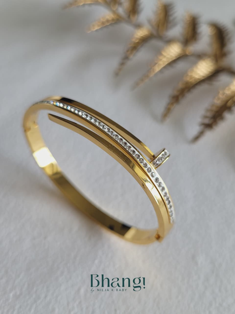 Celeste Nail Cuff Bangle
