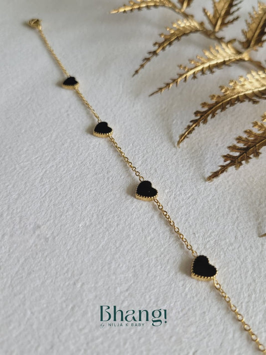 Midnight Hearts Bracelet