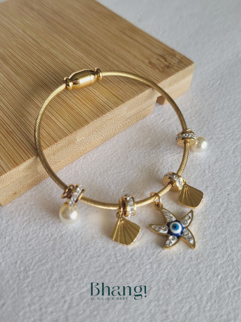 Ocean Whisper Charm Bracelet
