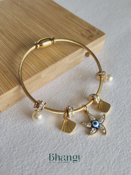 Ocean Whisper Charm Bracelet