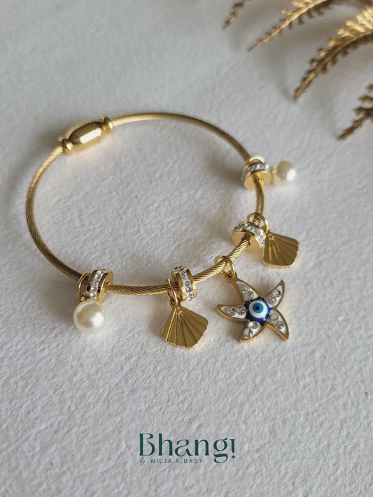 Ocean Whisper Charm Bracelet