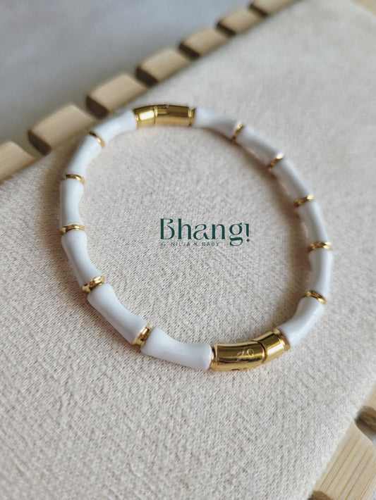 Ivory Bamboo Bangle