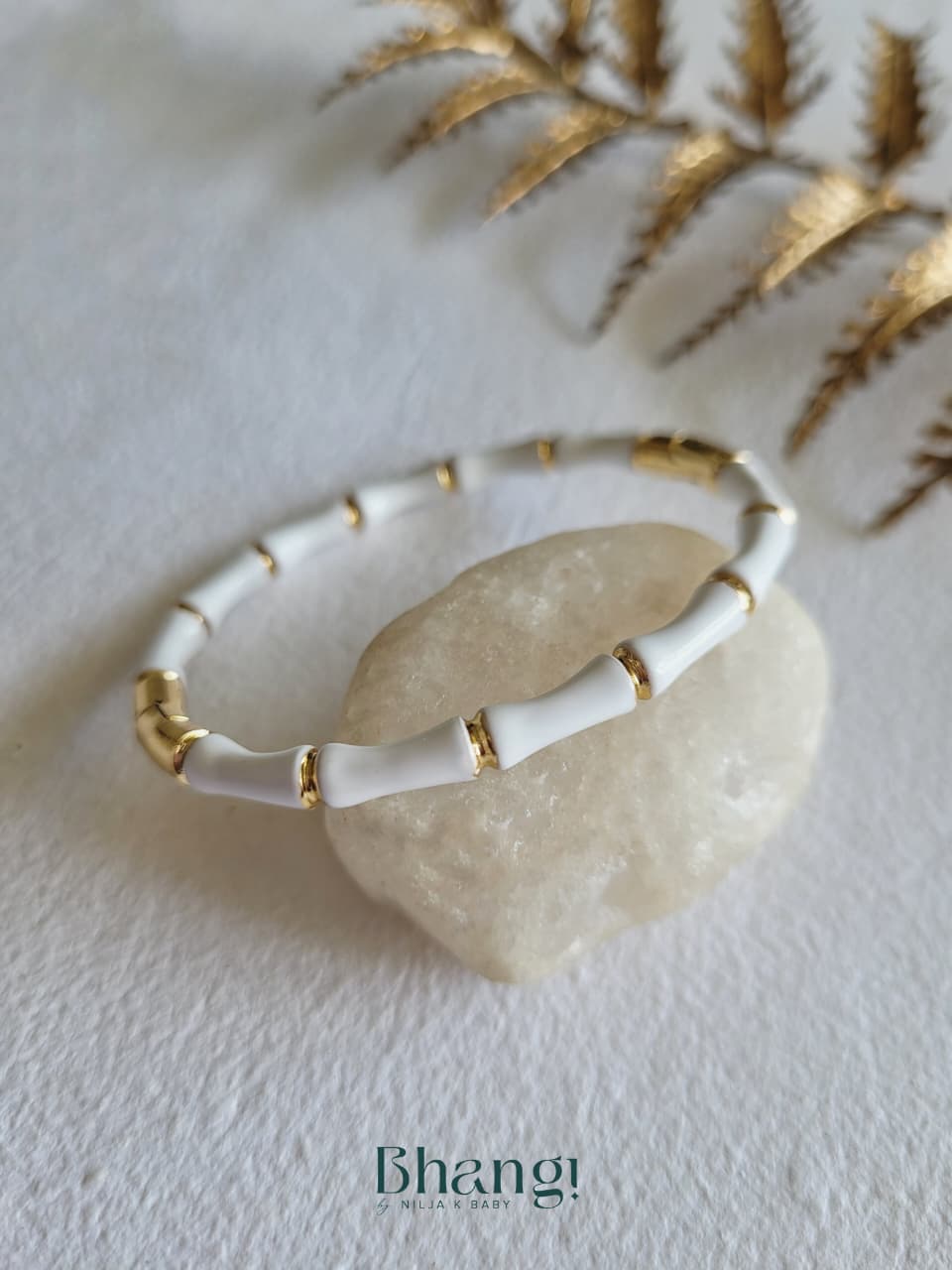Ivory Bamboo Bangle