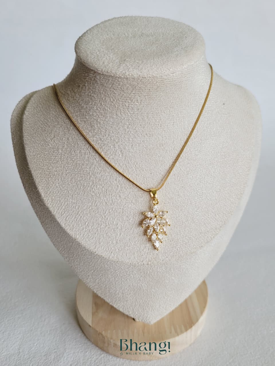 Aurora Bloom Crystal Pendant Necklace