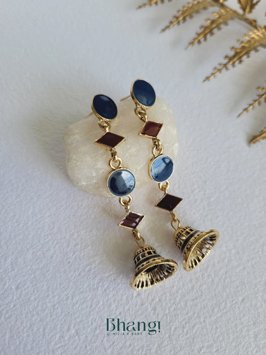 Midnight Bell Earrings