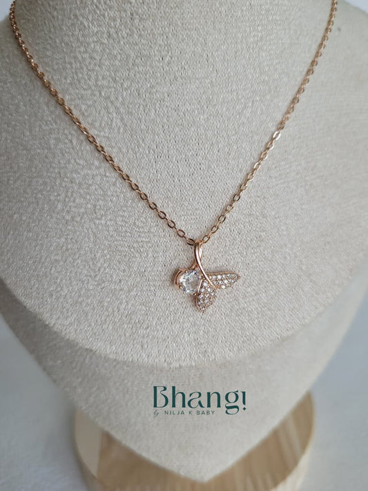 Flutter Bloom Pendant Necklace