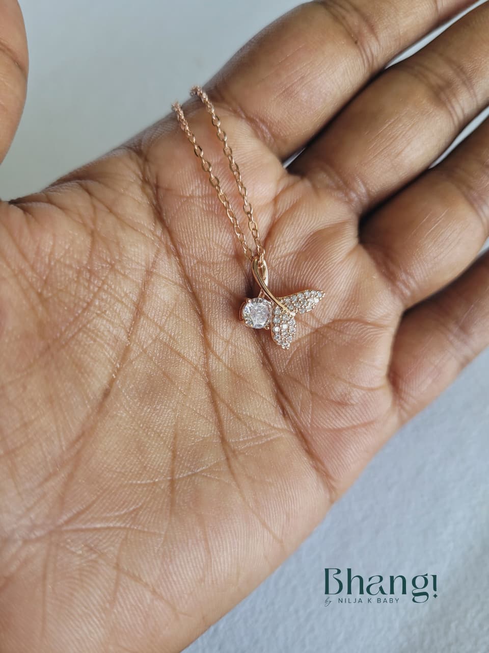 Flutter Bloom Pendant Necklace