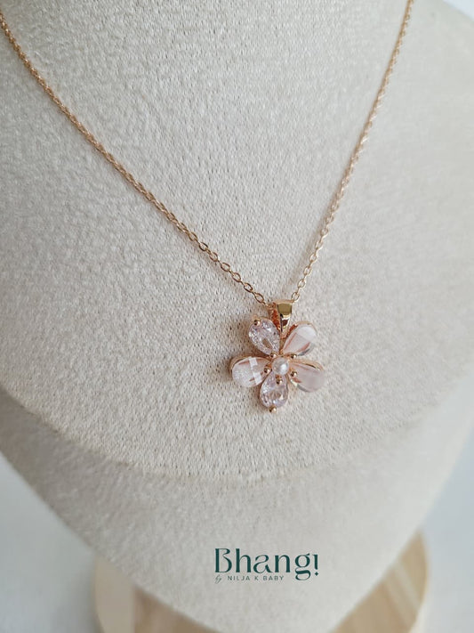 Petaline Bloom Pendant Necklace