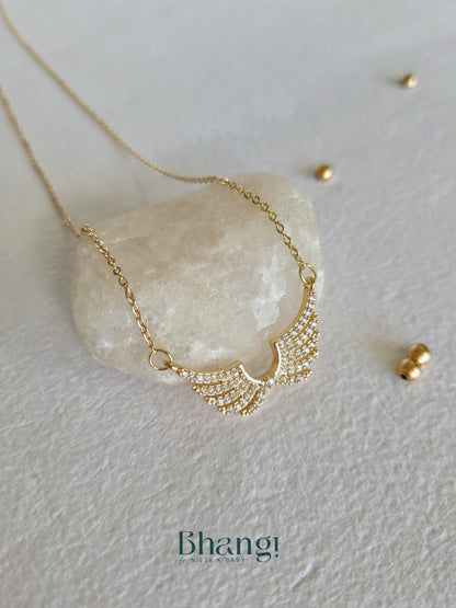 Celestia Wings Pendant Necklace