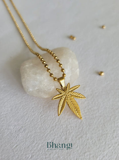 Maple Muse Pendant Necklace