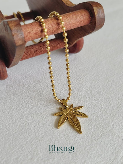 Maple Muse Pendant Necklace