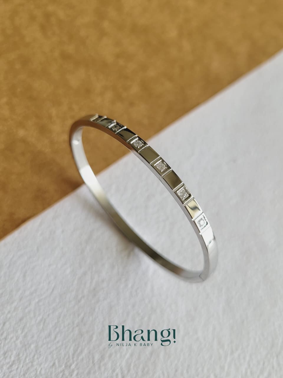 Luna Grid Bangle