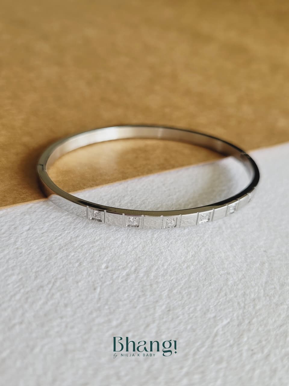 Luna Grid Bangle