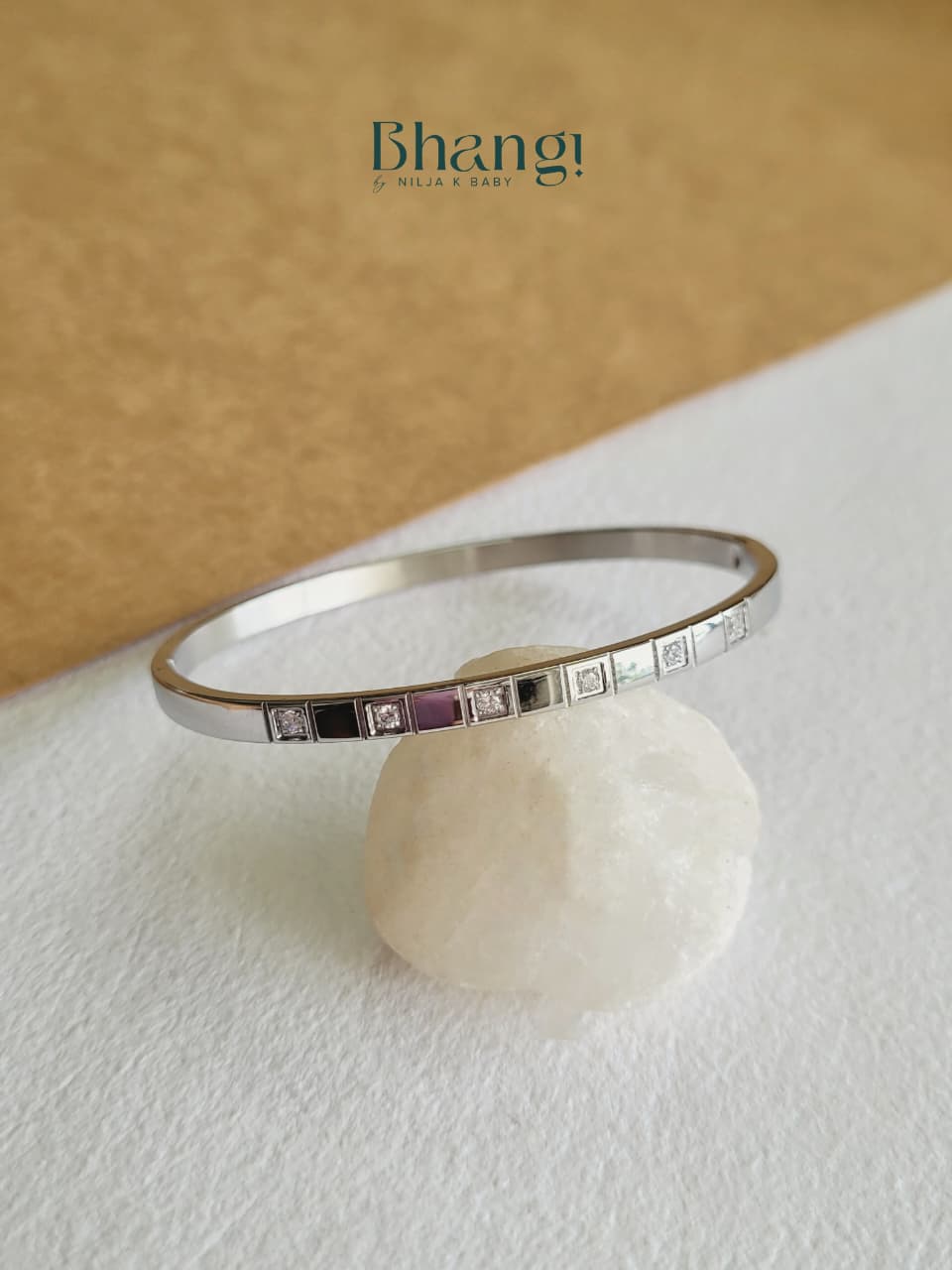 Luna Grid Bangle