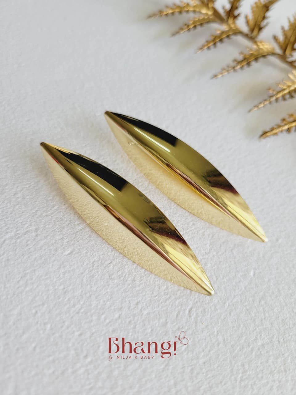Arrow Leaf Earrings