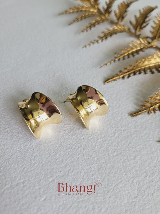 Wave Stud Earrings