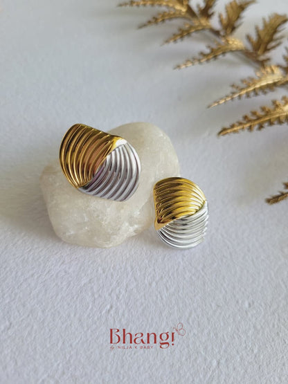 Auric Wave  Earrings