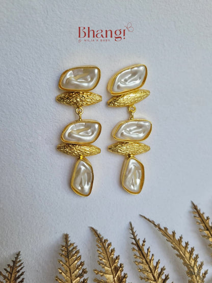 Aurelia Pearl Sculpt Earrings