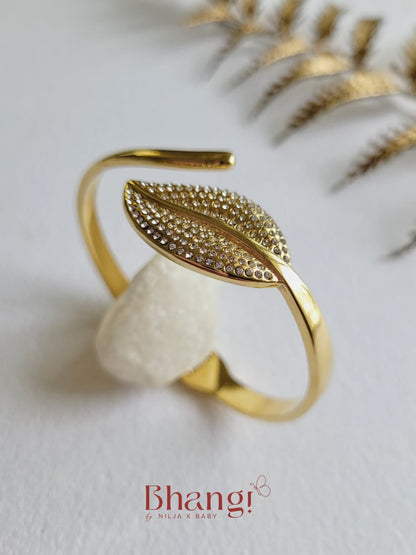 Golden Leaf Luxe Cuff
