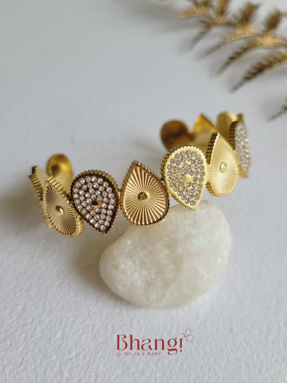 Lustre Petal Cuff