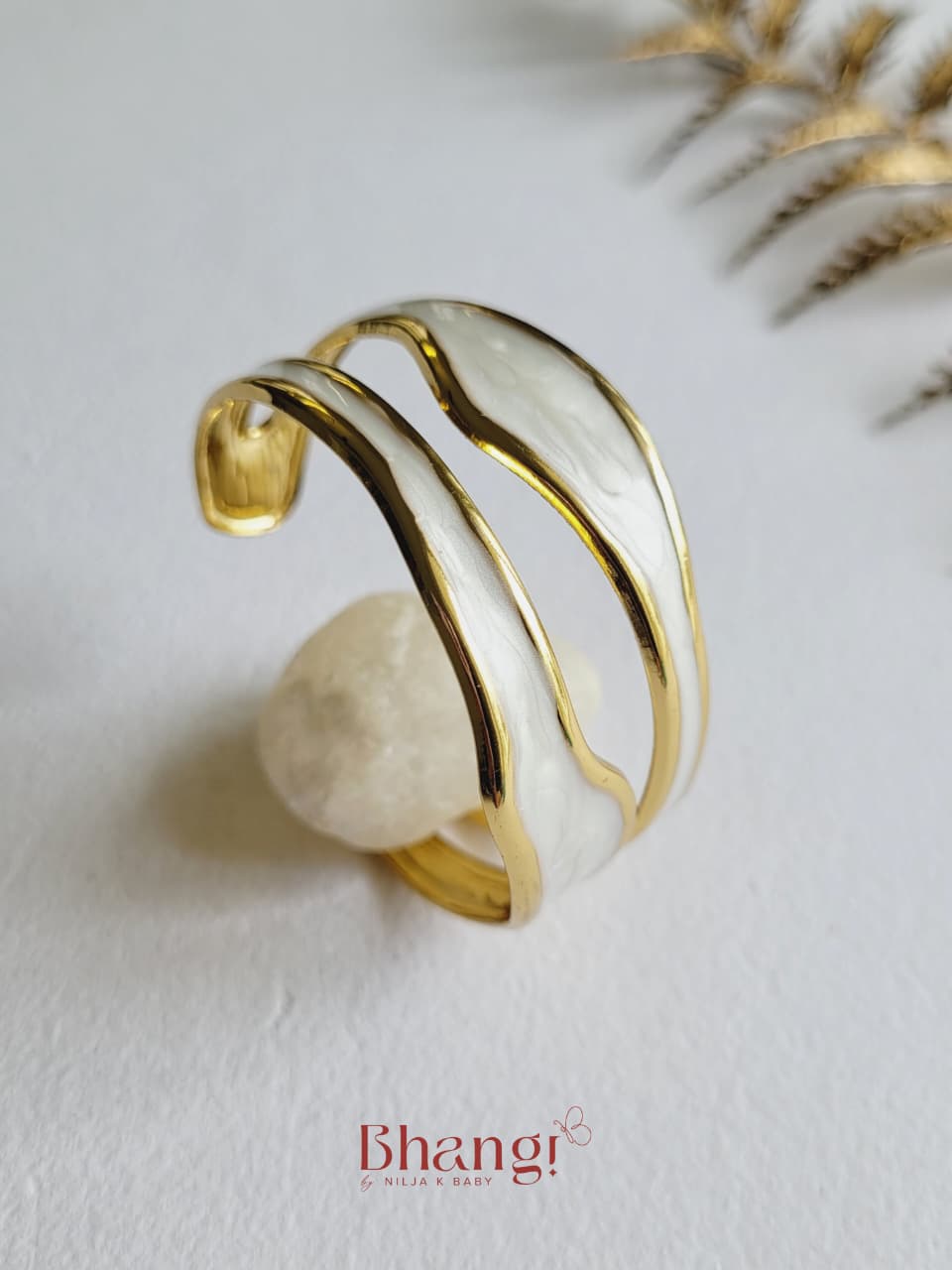 Ivory Cascade Cuff