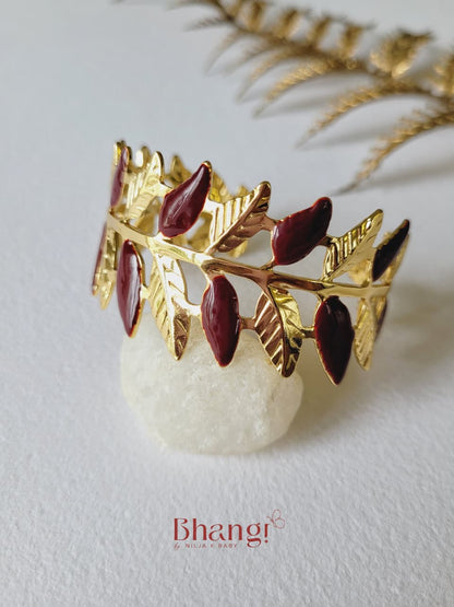 Crimson Vine Cuff