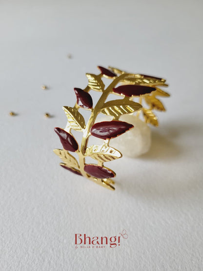 Crimson Vine Cuff