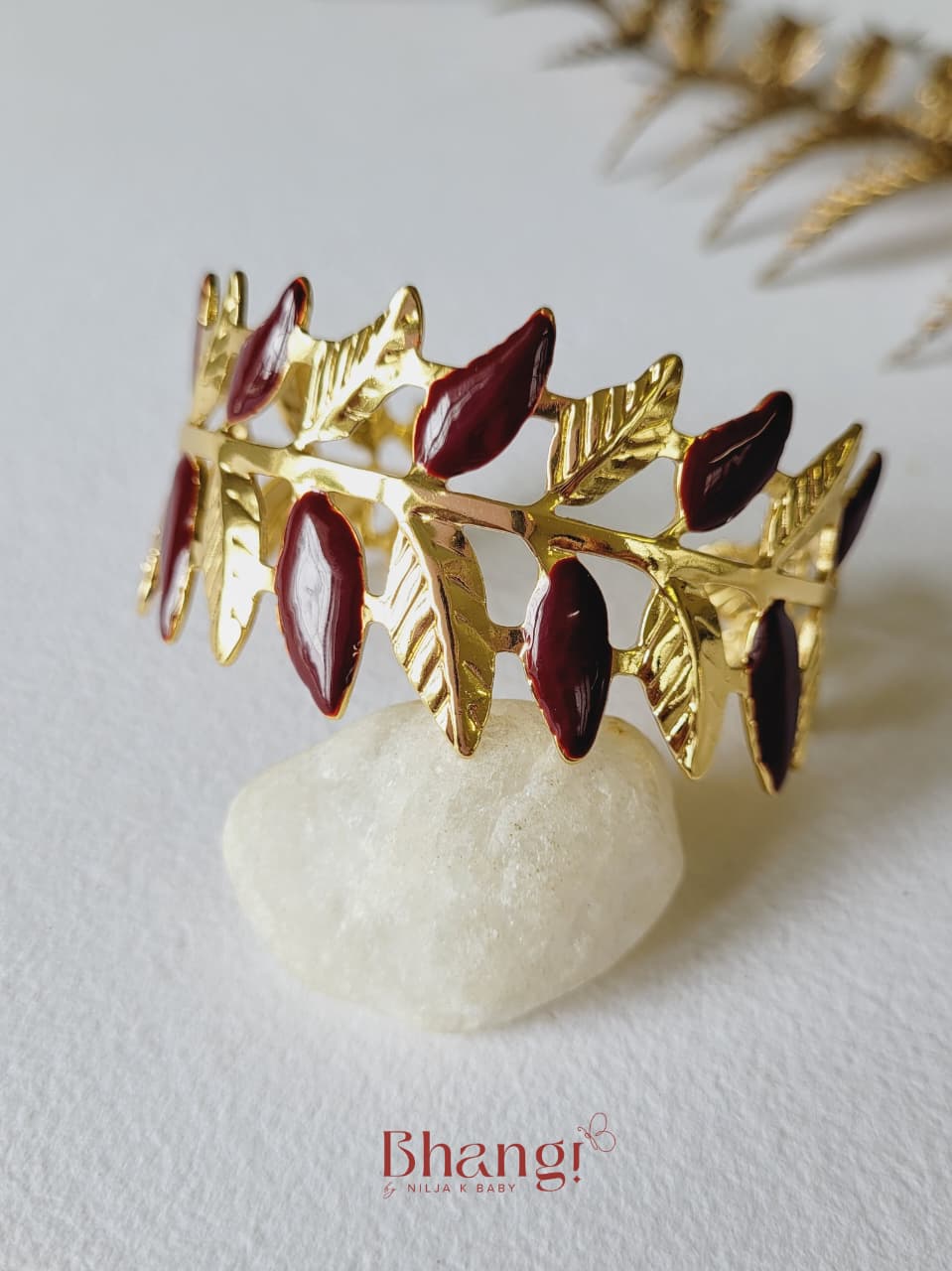 Crimson Vine Cuff