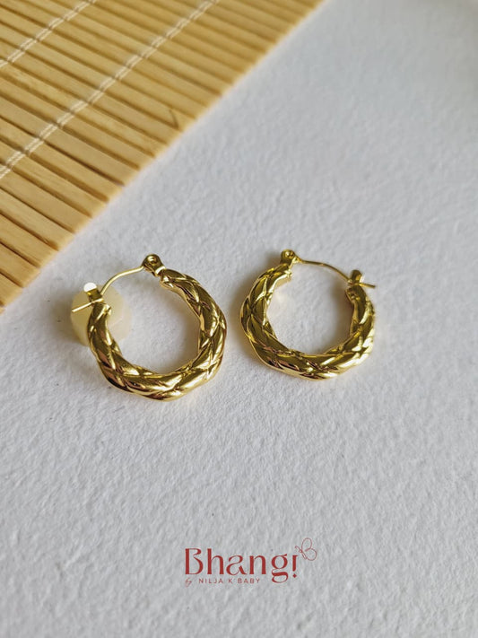 Aurelia Braided Hoops
