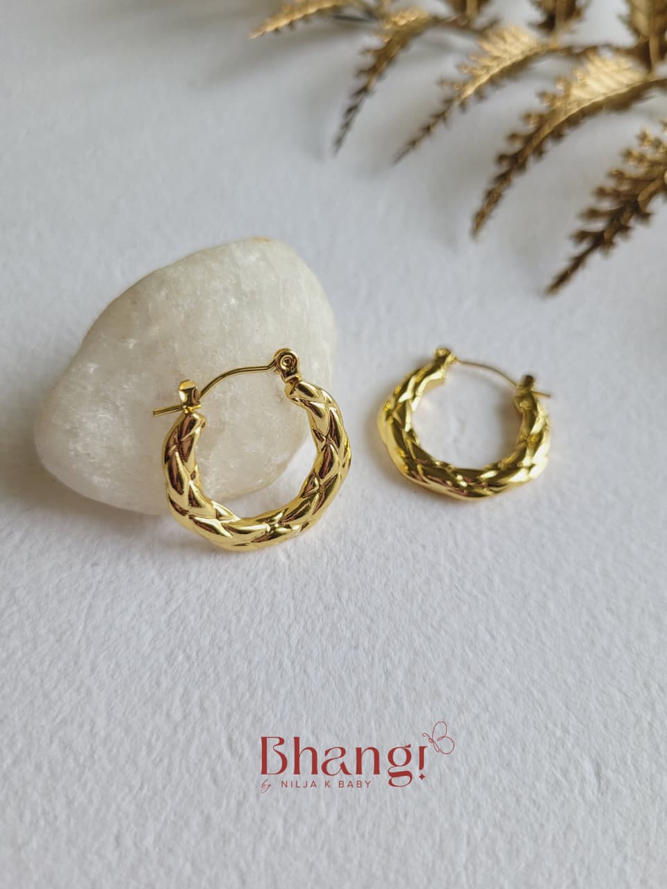 Aurelia Braided Hoops