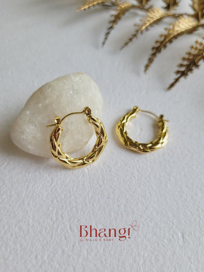 Aurelia Braided Hoops