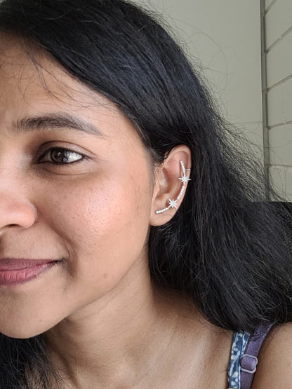Celestial Glow Ear Cuff