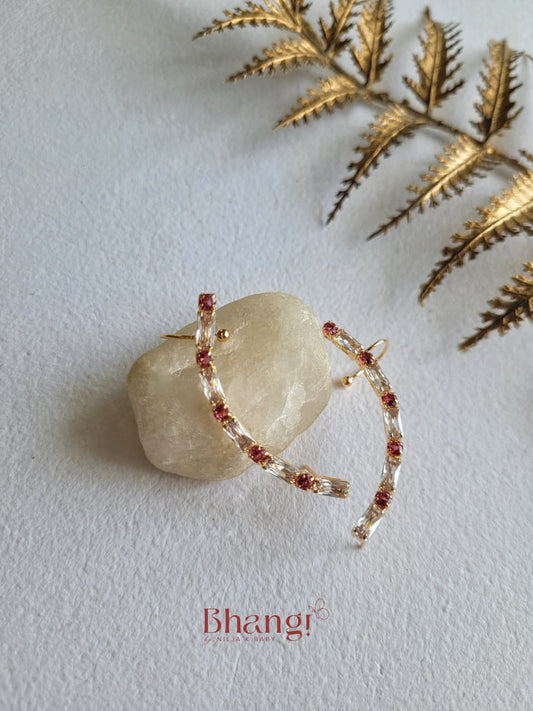 Crystal Earcuff - Rosé Radiance