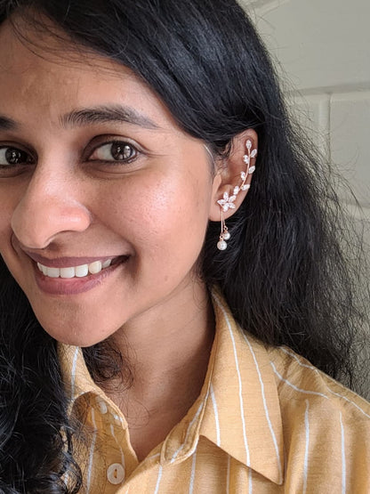 Blossom Pearl Ear Cuff