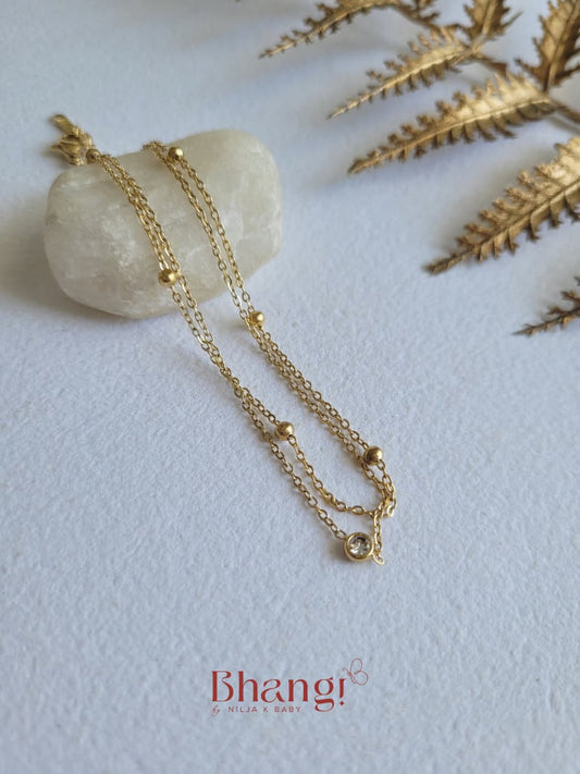 Celeste Double Layer Anklet (Single Anklet)