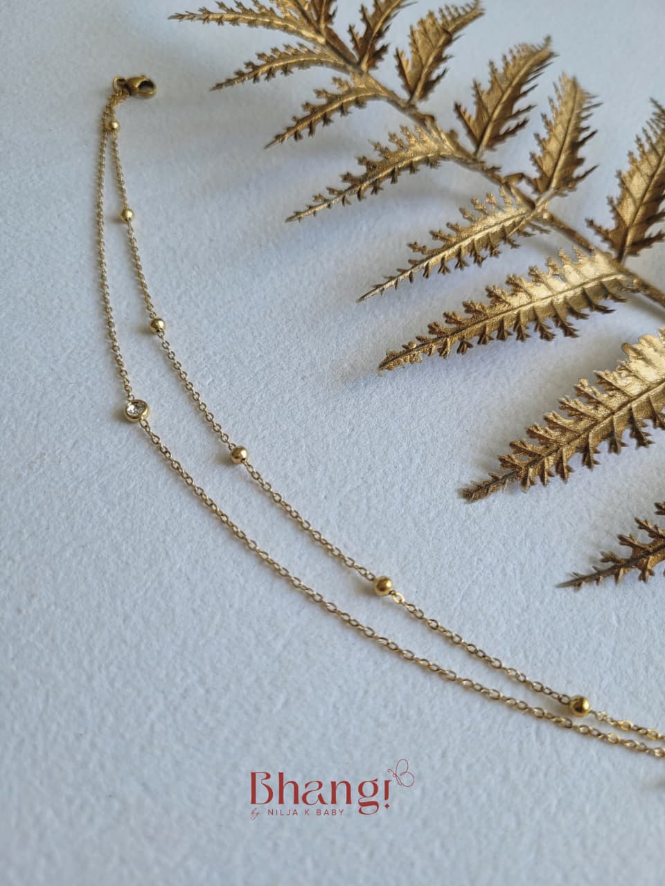 Celeste Double Layer Anklet (Single Anklet)