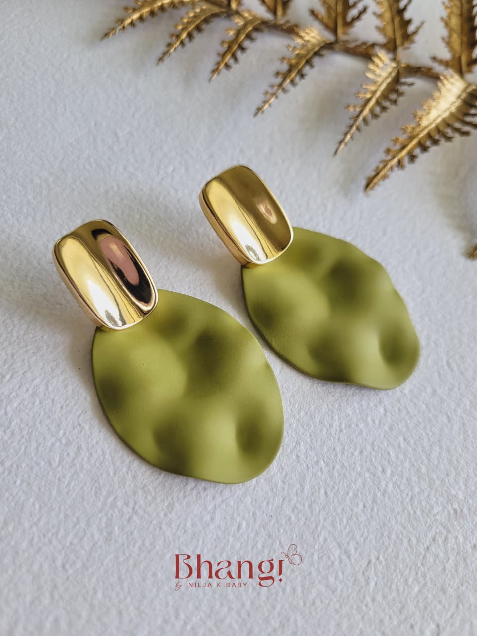Olive Muse Earrings