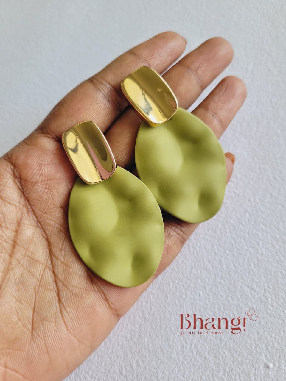 Olive Muse Earrings
