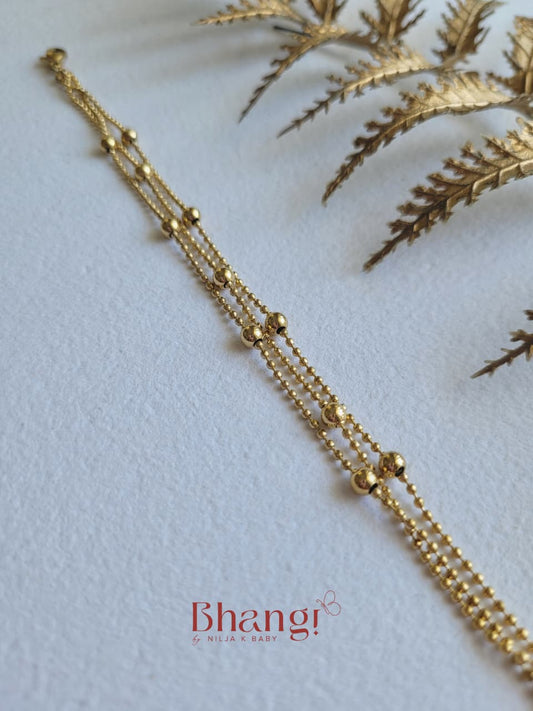 Triple Chain Bracelet
