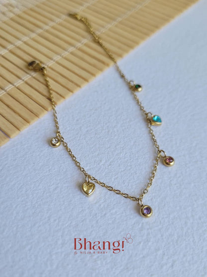 Heart Charm Bracelet