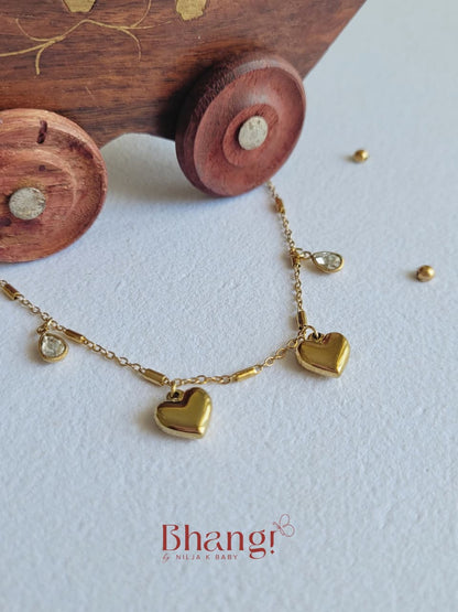 Heartdrop Charm Bracelet