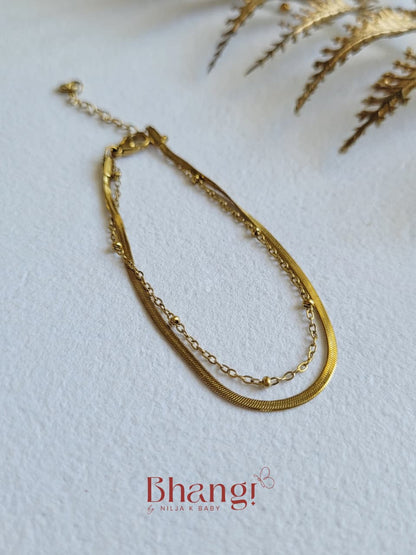 Dual Grace Layered Bracelet