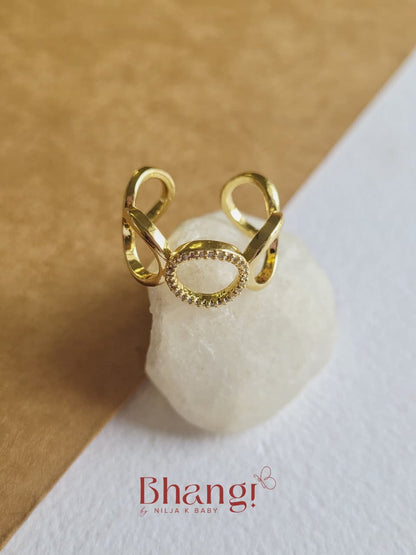 Luna Halo Open Ring
