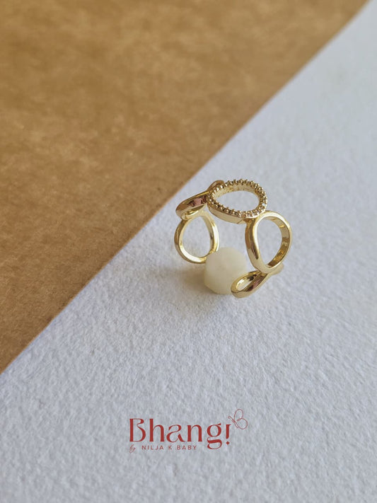 Luna Halo Open Ring