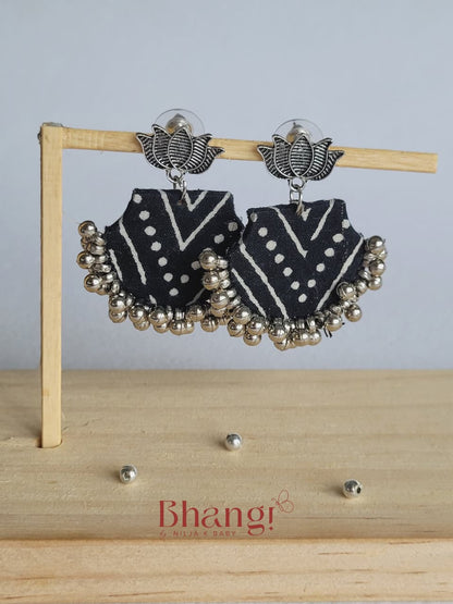 Kaalika Pattern Fabric Earrings