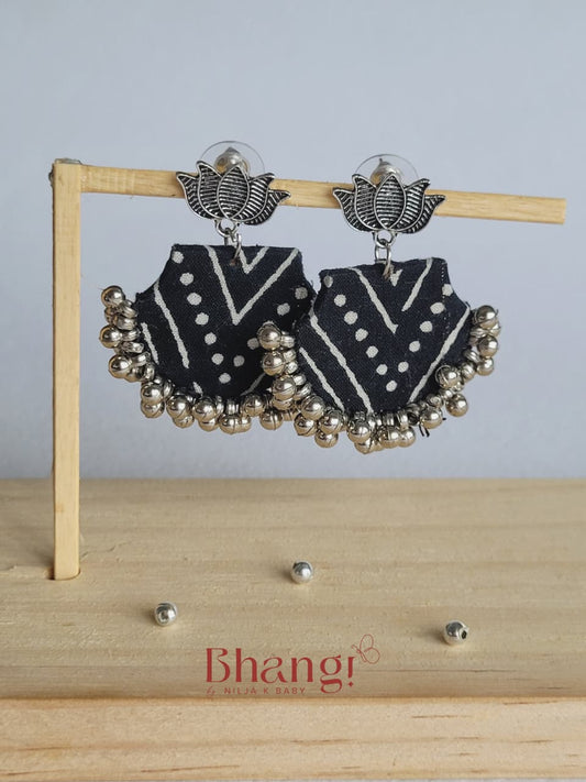 Kaalika Pattern Fabric Earrings
